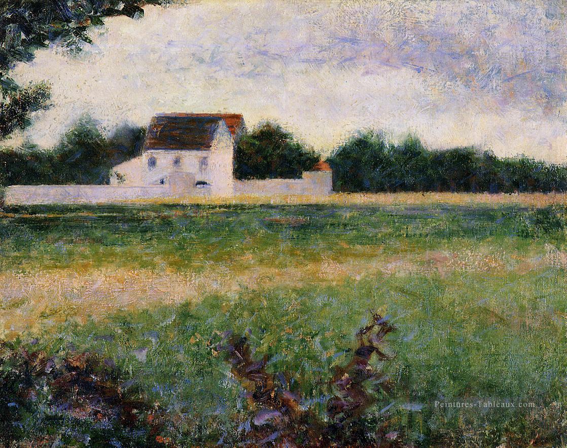 paysage dans l’ile de France 1882 Peintures à l'huile